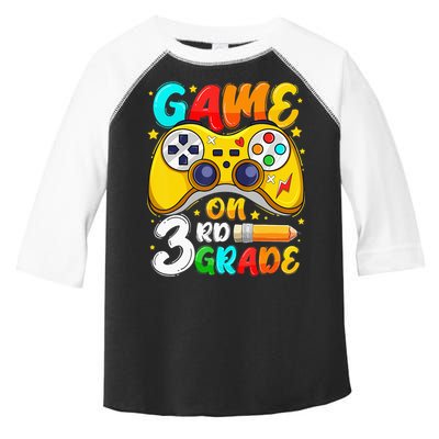 3Rd Grade Level Unlocked Game On 3Rd Grade Back To School Toddler Fine Jersey T-Shirt