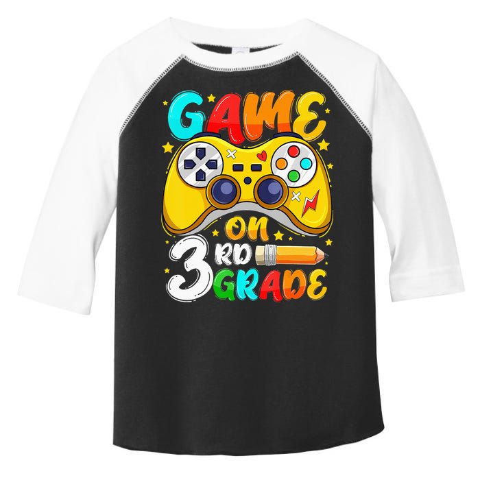3Rd Grade Level Unlocked Game On 3Rd Grade Back To School Toddler Fine Jersey T-Shirt