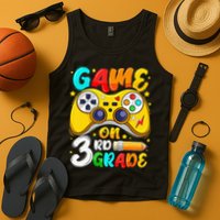 3Rd Grade Level Unlocked Game On 3Rd Grade Back To School Tank Top