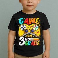 3Rd Grade Level Unlocked Game On 3Rd Grade Back To School Toddler T-Shirt
