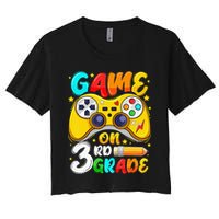 3Rd Grade Level Unlocked Game On 3Rd Grade Back To School Crop Top