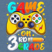 3Rd Grade Level Unlocked Game On 3Rd Grade Back To School Garment-Dyed Sweatshirt