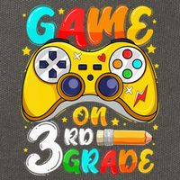3Rd Grade Level Unlocked Game On 3Rd Grade Back To School Cotton Canvas Backpack