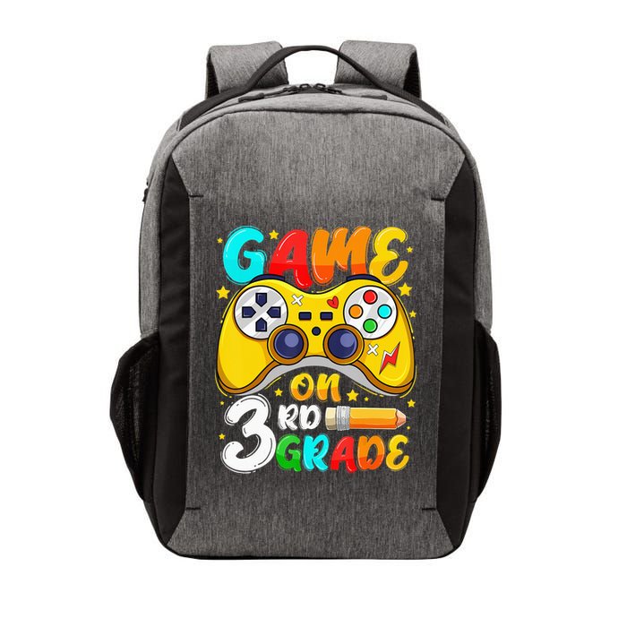 3Rd Grade Level Unlocked Game On 3Rd Grade Back To School Vector Backpack