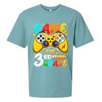 3Rd Grade Level Unlocked Game On 3Rd Grade Back To School Sueded Cloud Jersey T-Shirt