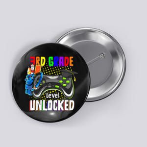 3Rd Grade Level Unlocked Video Game  Back To School Gamer Button