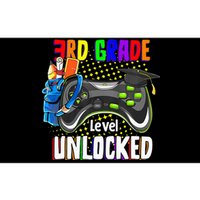 3Rd Grade Level Unlocked Video Game  Back To School Gamer Bumper Sticker