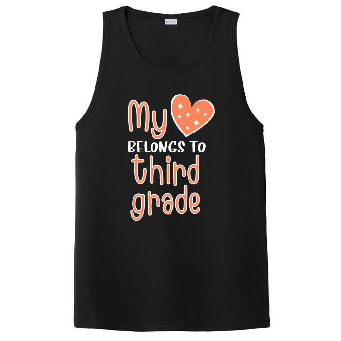 3rd Grade My Belongs To Third Grade Teacher Back To School Teacher Gift PosiCharge Competitor Tank