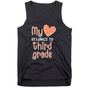 3rd Grade My Belongs To Third Grade Teacher Back To School Teacher Gift Tank Top