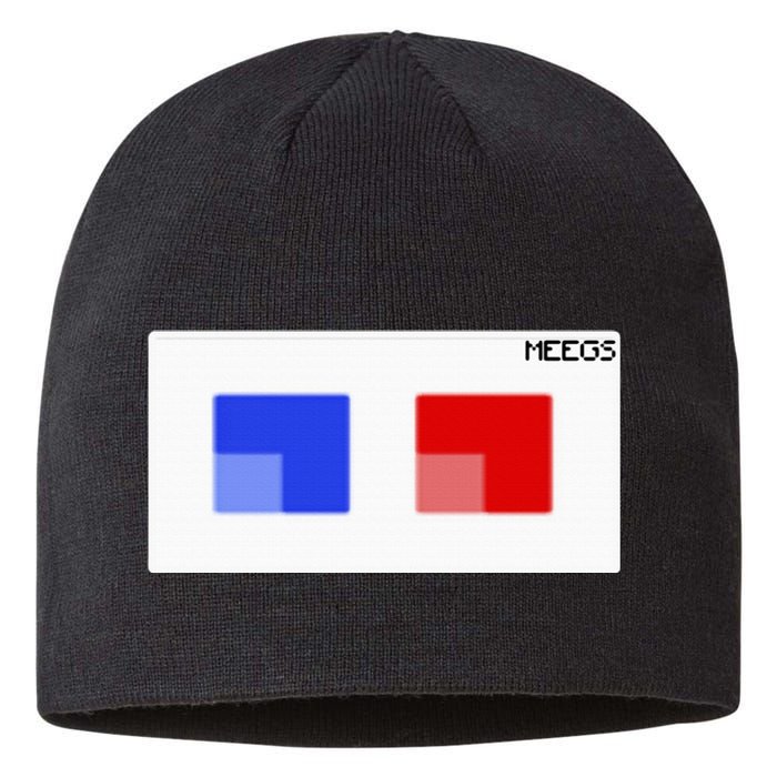 3d Glasses Meegs Chad Crypto Sustainable Beanie