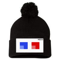 3d Glasses Meegs Chad Crypto Pom Pom 12in Knit Beanie