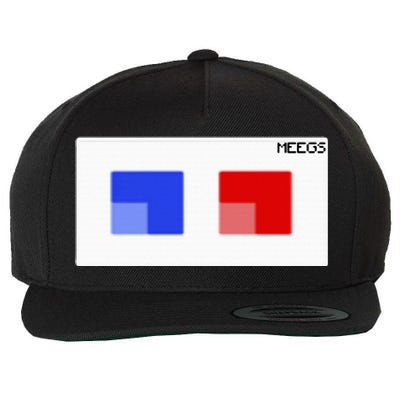 3d Glasses Meegs Chad Crypto Wool Snapback Cap