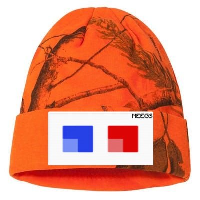 3d Glasses Meegs Chad Crypto Kati Licensed 12" Camo Beanie