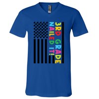 3Rd Grade Nailed It! Third Grade 3Rd Grad Gift V-Neck T-Shirt