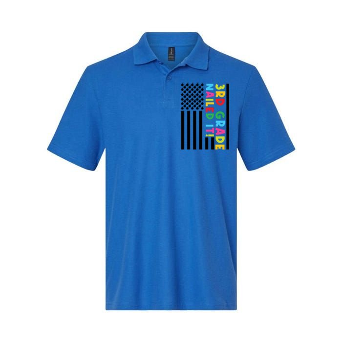 3Rd Grade Nailed It! Third Grade 3Rd Grad Gift Softstyle Adult Sport Polo