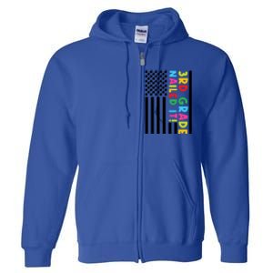 3Rd Grade Nailed It! Third Grade 3Rd Grad Gift Full Zip Hoodie