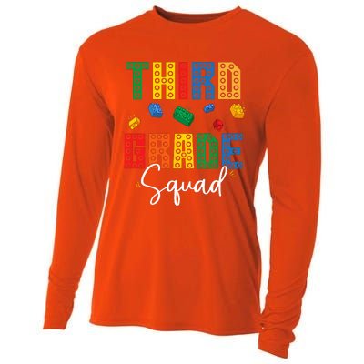 3rd Grade Squad Third Teacher Student Team Back To School Cooling Performance Long Sleeve Crew