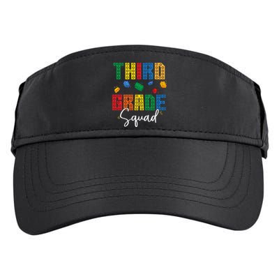 3rd Grade Squad Third Teacher Student Team Back To School Adult Drive Performance Visor