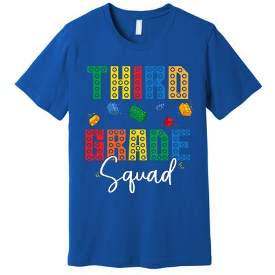 3rd Grade Squad Third Teacher Student Team Back To School Premium T-Shirt