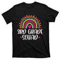 3rd Grade Squad Rainbow Back To School Teacher Wo T-Shirt