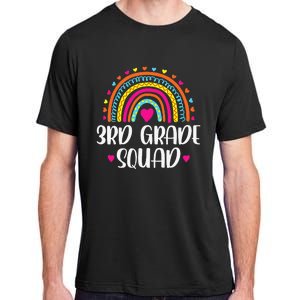 3rd Grade Squad Rainbow Back To School Teacher Wo Adult ChromaSoft Performance T-Shirt