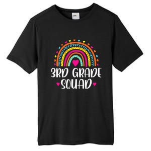 3rd Grade Squad Rainbow Back To School Teacher Wo Tall Fusion ChromaSoft Performance T-Shirt