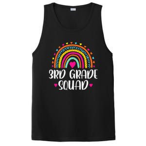 3rd Grade Squad Rainbow Back To School Teacher Wo PosiCharge Competitor Tank