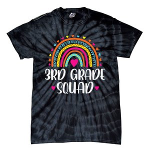 3rd Grade Squad Rainbow Back To School Teacher Wo Tie-Dye T-Shirt