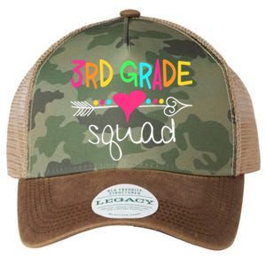 3rd Grade Squad Third Teacher Student Team Back To School Legacy Tie Dye Trucker Hat