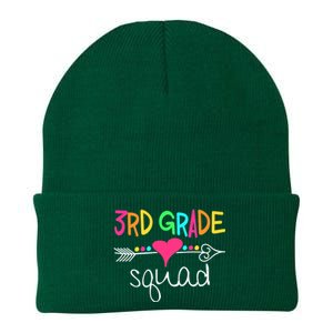 3rd Grade Squad Third Teacher Student Team Back To School Knit Cap Winter Beanie