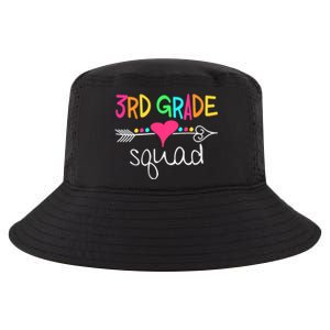 3rd Grade Squad Third Teacher Student Team Back To School Cool Comfort Performance Bucket Hat