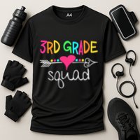 3rd Grade Squad Third Teacher Student Team Back To School Cooling Performance Crew T-Shirt