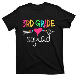 3rd Grade Squad Third Teacher Student Team Back To School T-Shirt