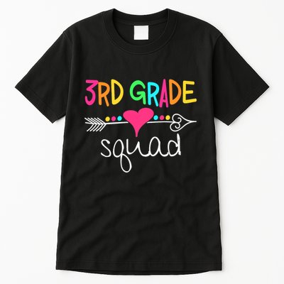 3rd Grade Squad Third Teacher Student Team Back To School Tall T-Shirt
