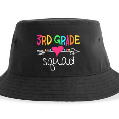 3rd Grade Squad Third Teacher Student Team Back To School Sustainable Bucket Hat