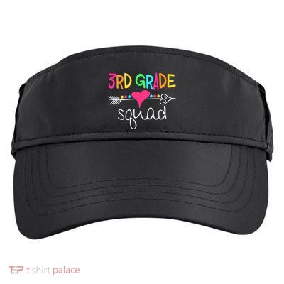 3rd Grade Squad Third Teacher Student Team Back To School Adult Drive Performance Visor