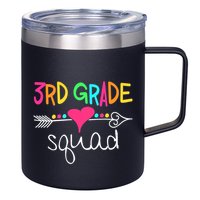 3rd Grade Squad Third Teacher Student Team Back To School 12oz Stainless Steel Coffee Mug