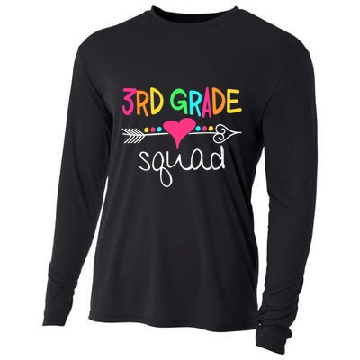3rd Grade Squad Third Teacher Student Team Back To School Cooling Performance Long Sleeve Crew