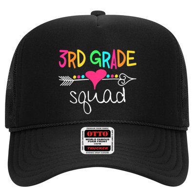 3rd Grade Squad Third Teacher Student Team Back To School Trucker Hat