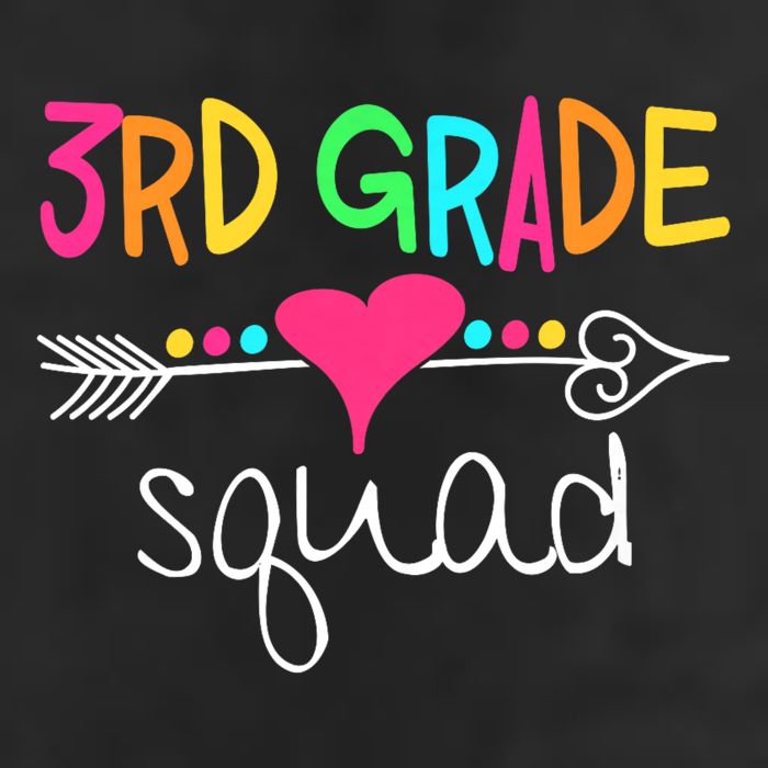 3rd Grade Squad Third Teacher Student Team Back To School Hat