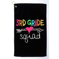 3rd Grade Squad Third Teacher Student Team Back To School Golf Towel