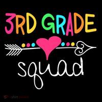 3rd Grade Squad Third Teacher Student Team Back To School Toddler T-Shirt