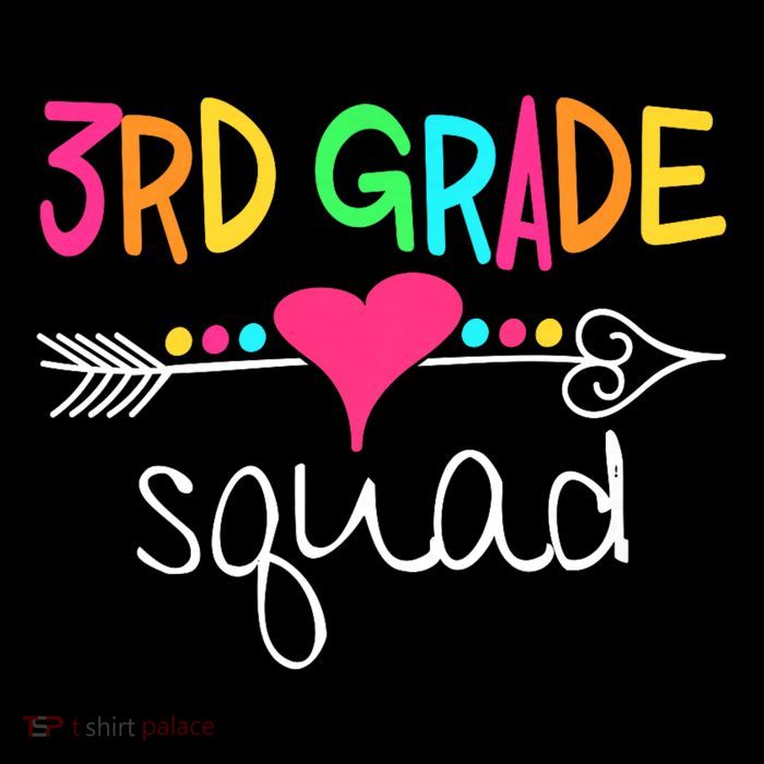 3rd Grade Squad Third Teacher Student Team Back To School Cropped Pullover Crew
