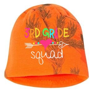 3rd Grade Squad Third Teacher Student Team Back To School Kati - Camo Knit Beanie