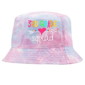 3rd Grade Squad Third Teacher Student Team Back To School Tie-Dyed Bucket Hat