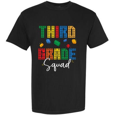 3rd Grade Squad Third Teacher Student Team Back To School Garment-Dyed Heavyweight T-Shirt