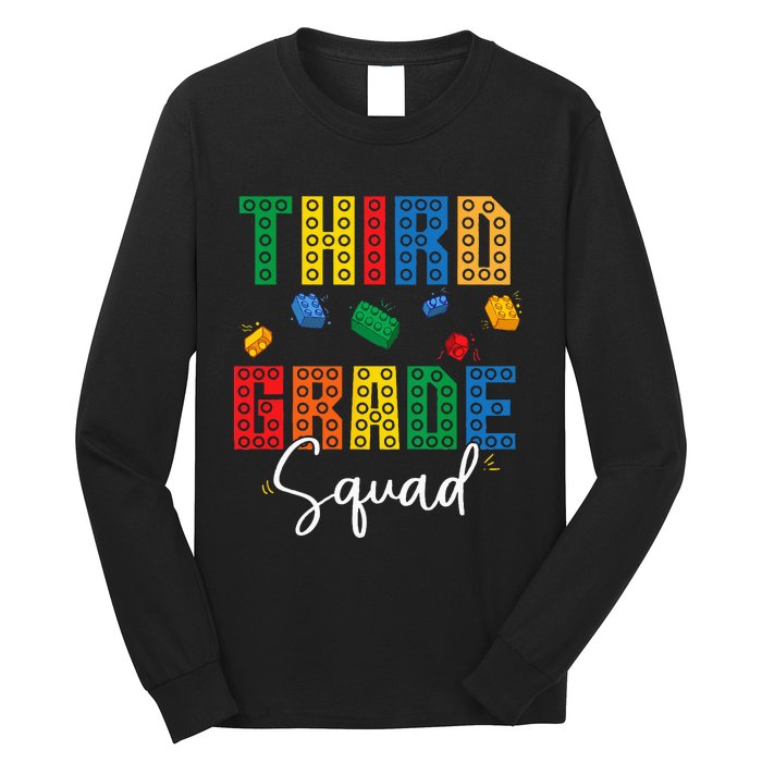 3rd Grade Squad Third Teacher Student Team Back To School Long Sleeve Shirt