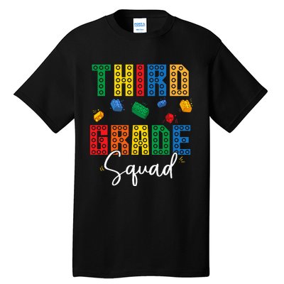 3rd Grade Squad Third Teacher Student Team Back To School Tall T-Shirt