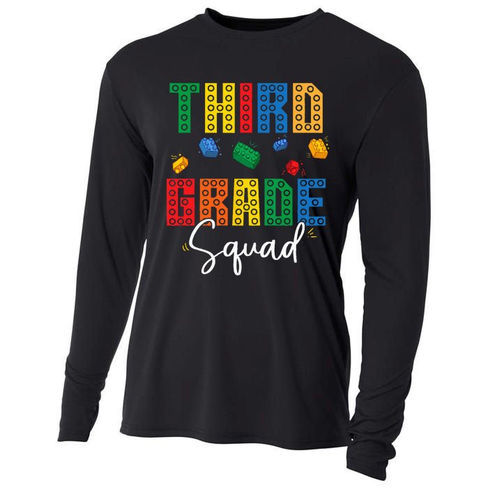 3rd Grade Squad Third Teacher Student Team Back To School Cooling Performance Long Sleeve Crew