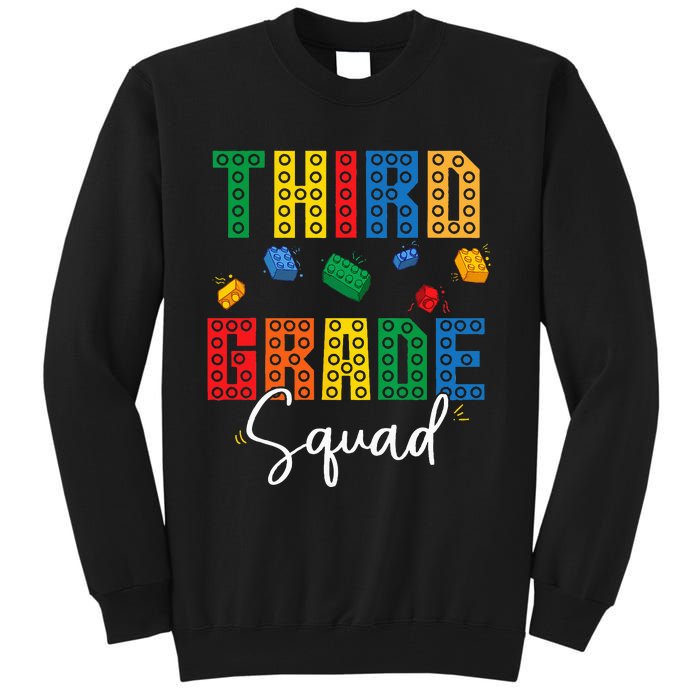 3rd Grade Squad Third Teacher Student Team Back To School Tall Sweatshirt